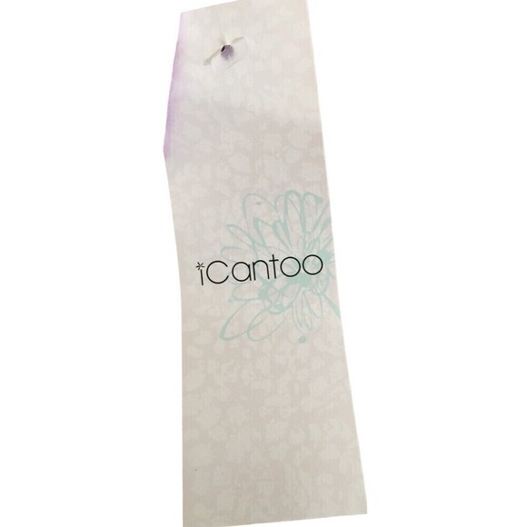 Icantoo Purple Size Extra Small Dress Womens Paisley Knee Length 100% Cotton NEW - Picture 7 of 9